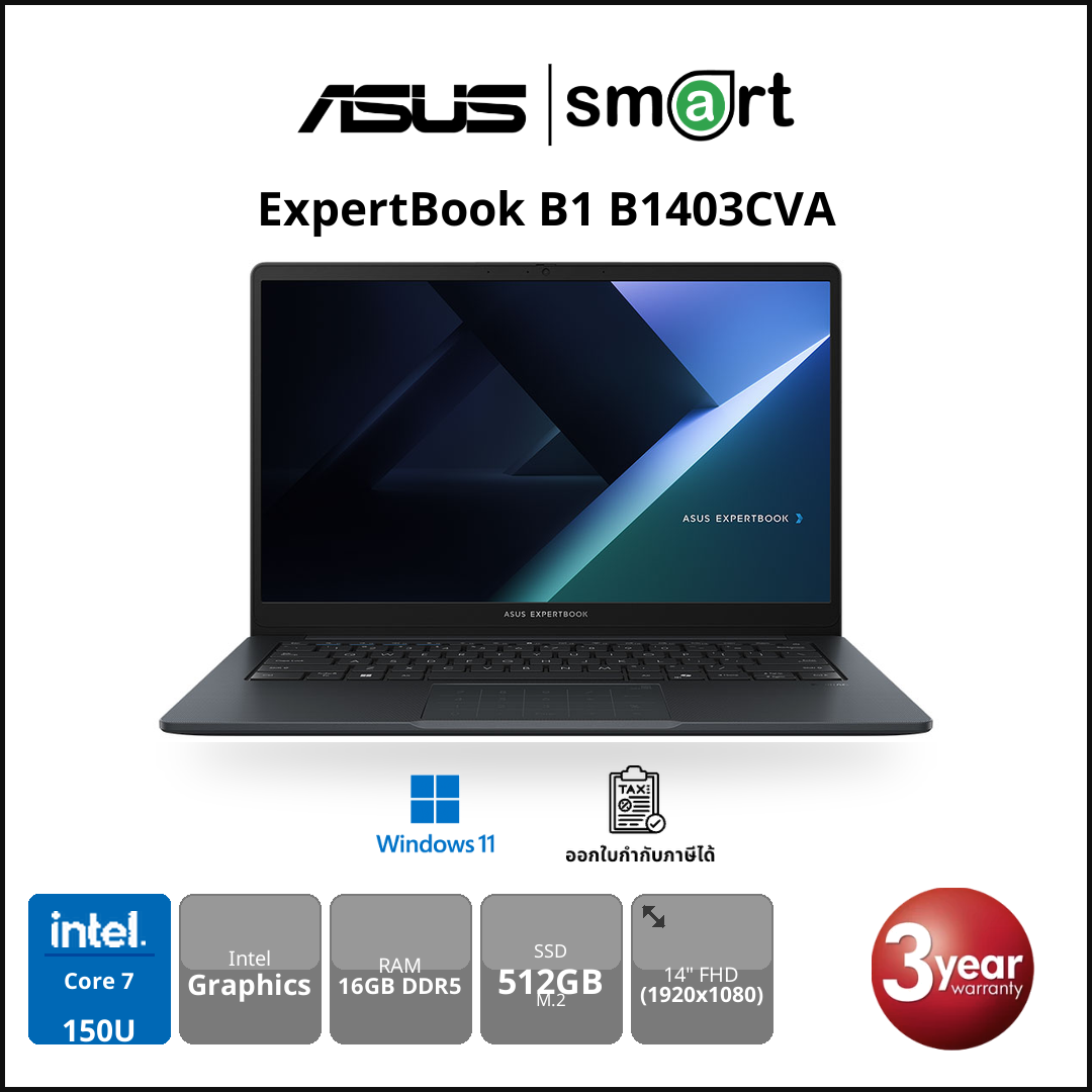 Asus B1403CVA-S68771X C7-150U 16G 512G W11P