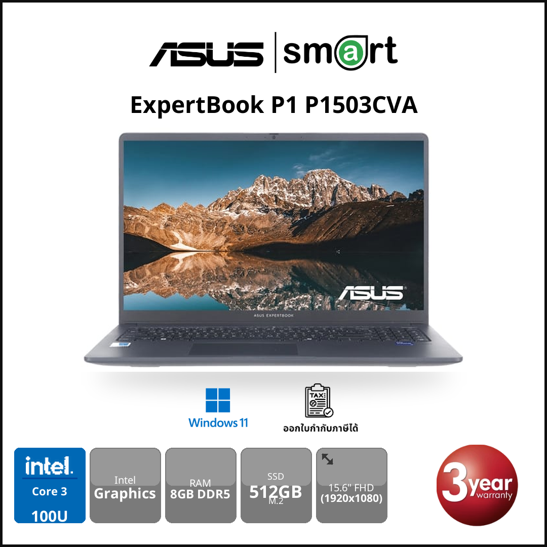 Asus P1503CVA-S72946WS C3-100U 8 512G W11H