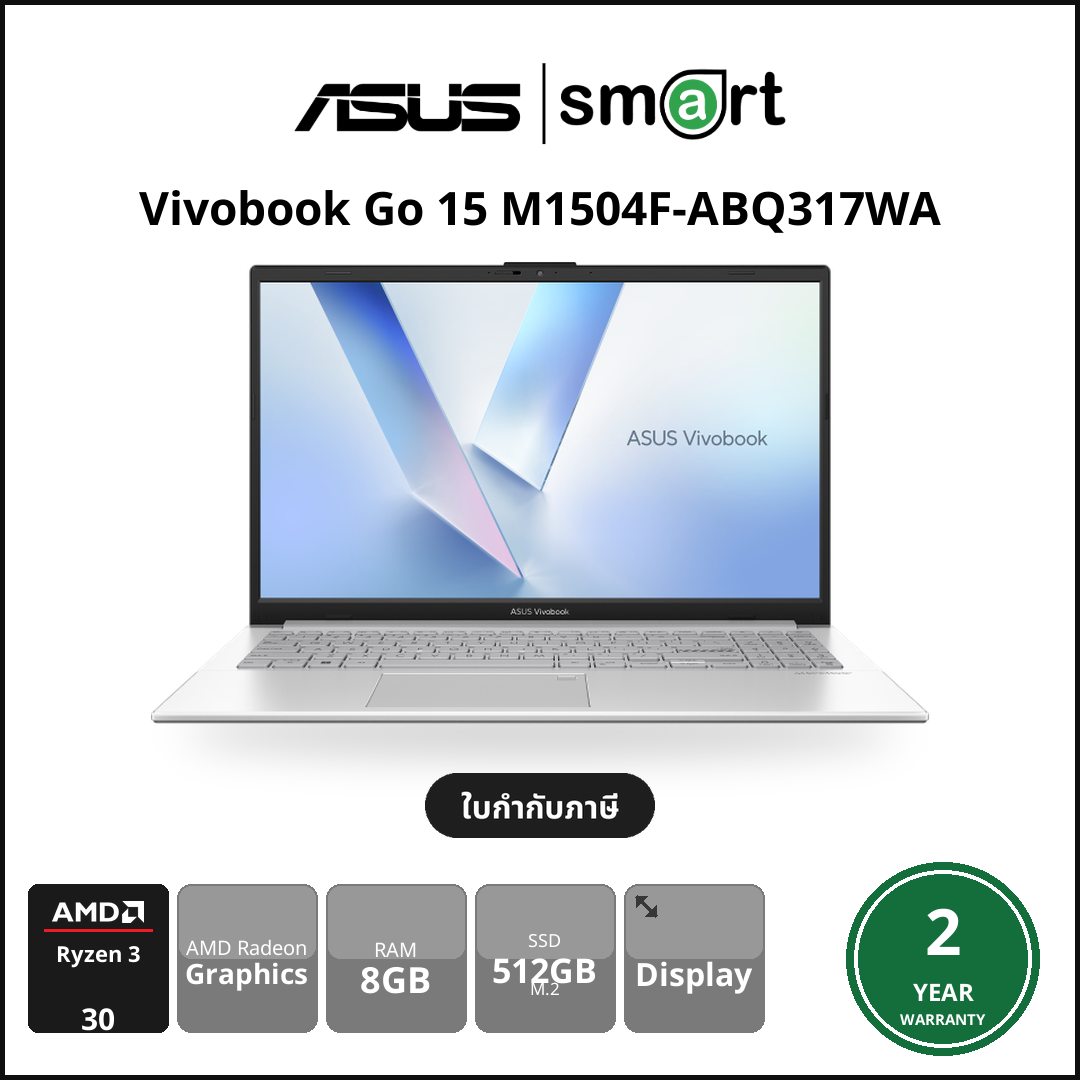 ASUS Vivobook Go 15 M1504F-ABQ317WA Ryzen 3 30/8GB/512GB/Win11Home/2Y